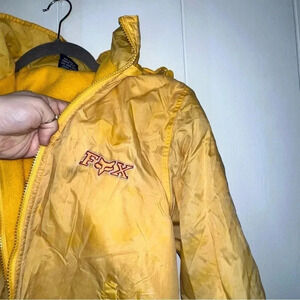 Children’s fox puffer windbreaker coat size l -womens xs/s